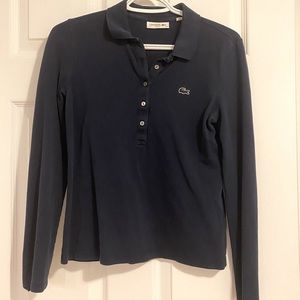 Navy Lacoste polo